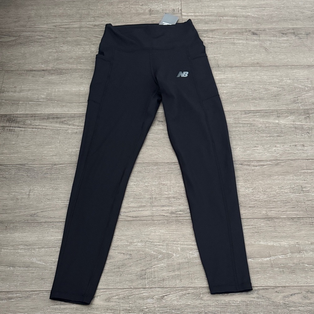 New New Balance Black Women's High-Waist Athletic Leggings